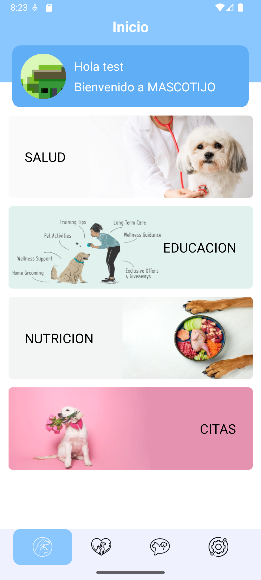 Mascotijo App Screenshot